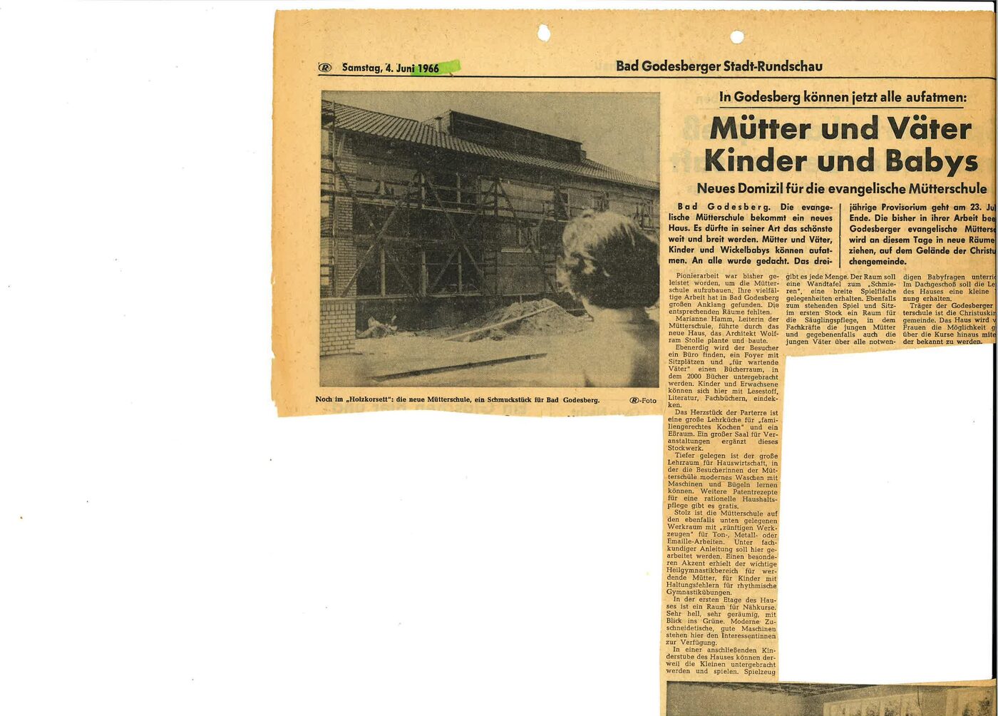 Neubau des Hauses der Familie